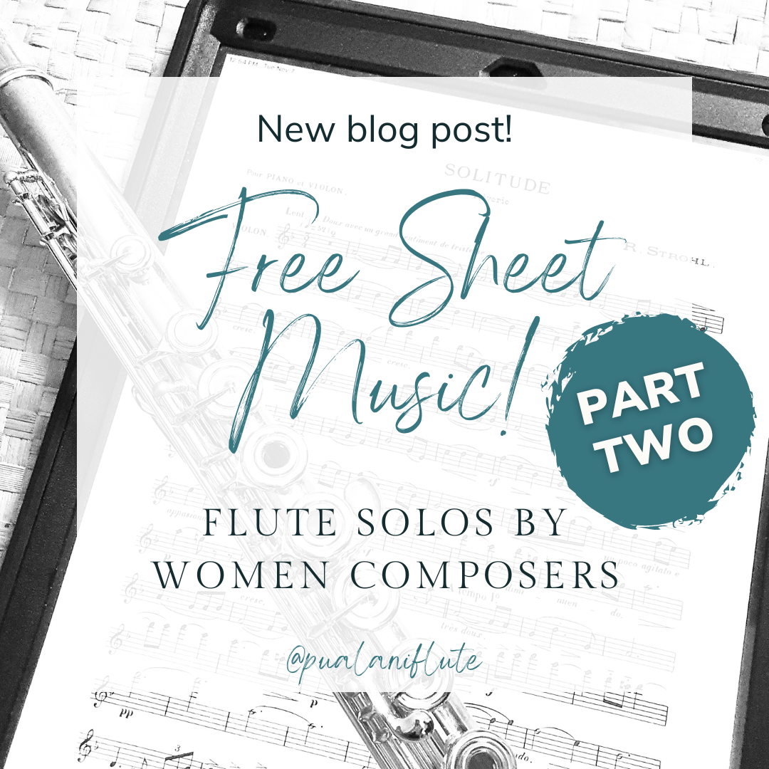 More Free Flute Music by Women Composers!